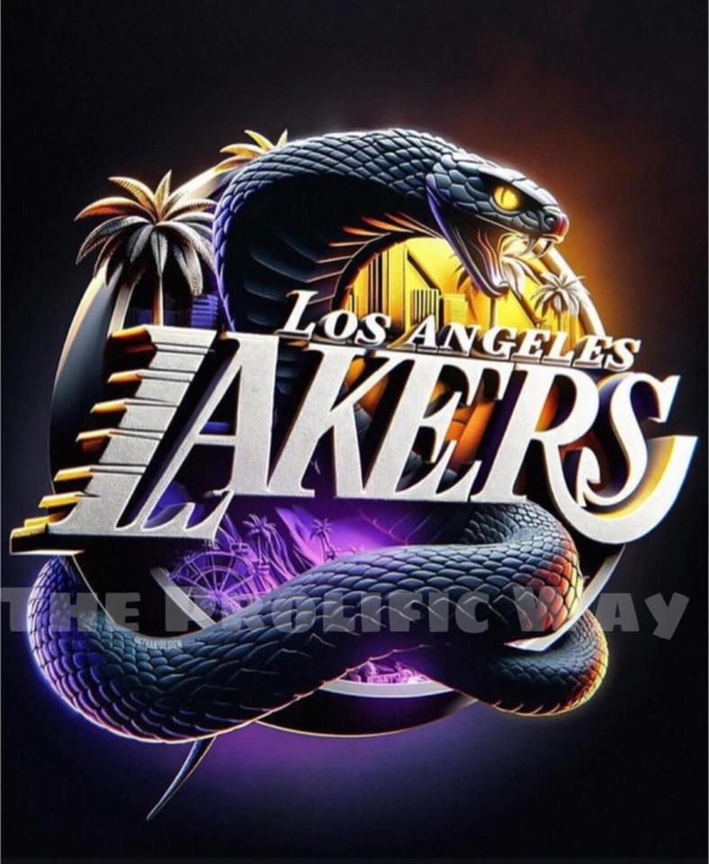 Los Angles Lakers Black Mamba 4” decal Sticker vinyl - Image 1 of 1