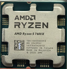 AMD Ryzen 5 7600X 6-Core 12-Thread Unlocked Desktop Processor CPU