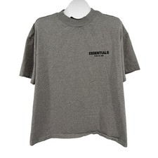 Essentials Fear Of God T-Shirt Mens M Logo Back Graphic Boxy Tee Streetwear