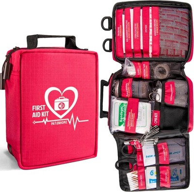 First Aid Kit, Trauma First Aid Kits with Labelled Compartments Molle System, Pr