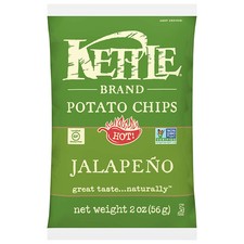 Kettle Brand Potato Chips, Jalapeno Kettle Chips 2 oz