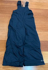 Columbia Kids Black Out Grown Overalls Bibs insulated Ski Snow Size XXS