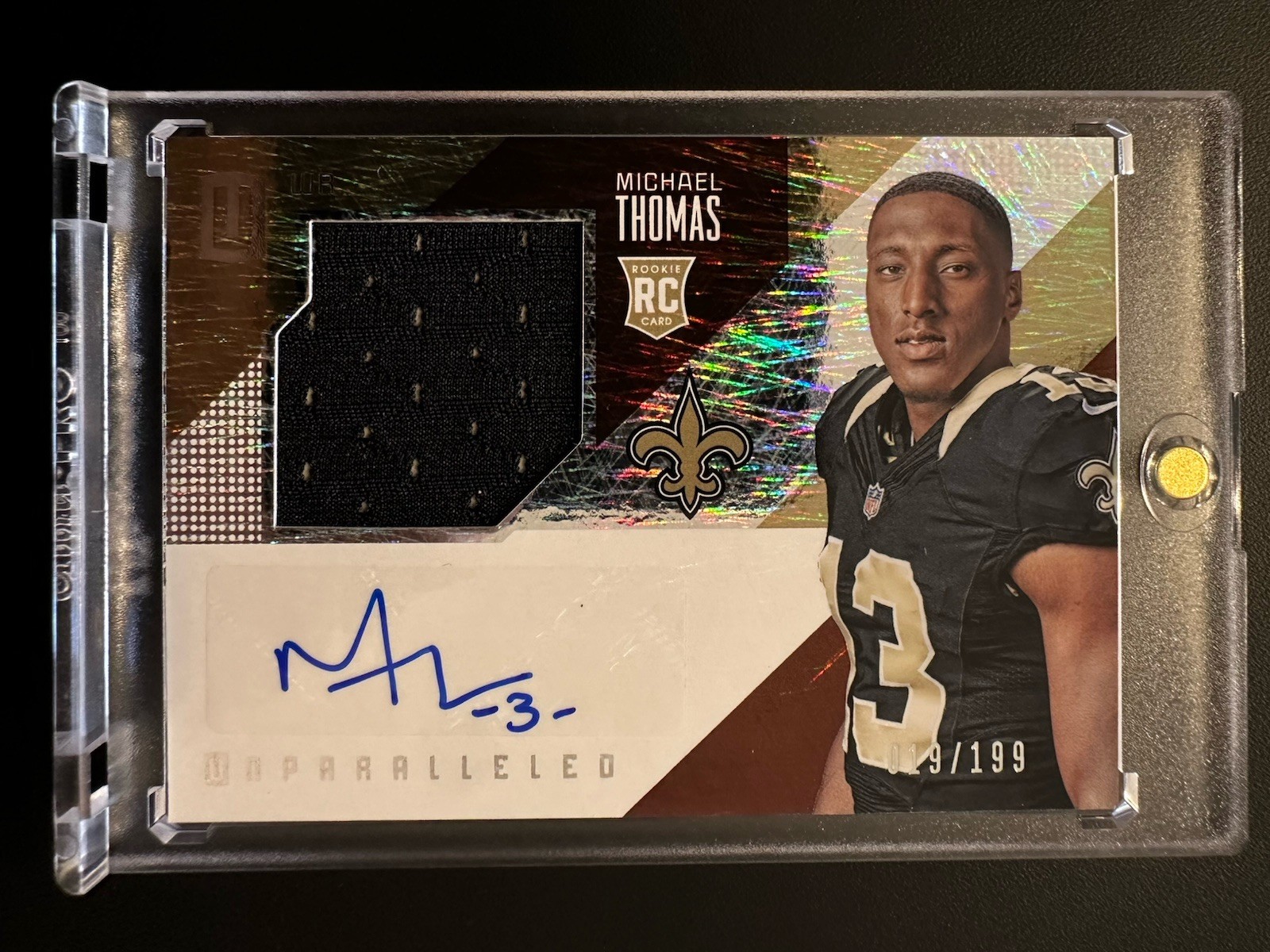 Michael Thomas Panini Unparalleled #213 Autograph Jersey