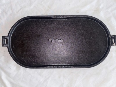 RESTORED Regis Cast  Iron Comal Budare Griddle Hecho En Mexico SEASONED