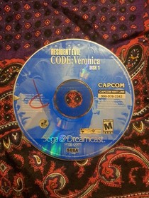 Resident Evil CODE: Veronica Manual ONLY Sega Dreamcast Capcom SEE DESCRIPTION