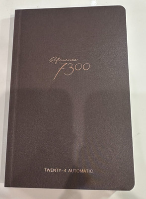 Brown Book Block Notes Patek Philippe Reference 7300 TWENTY-4 Automatic