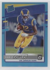 2020 Panini Donruss Optic Rated Rookies Aqua Prizm /299 Van Jefferson #176 0di0
