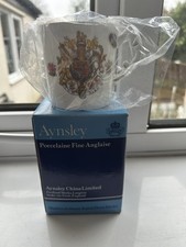 AYNSLEY Charles & Diana 1981 Royal Wedding English Fine Bone China Cup , Boxed