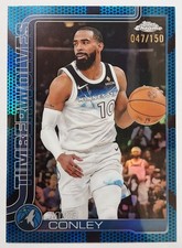 2025-26 Topps Chrome - Mike Conley #132 Blue Basketball /150 Color Match