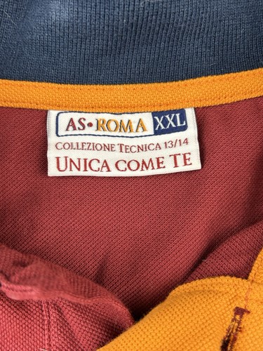 AS ROMA FOOTBALL CLUB 1/4 Knopf Langarm COLLEZIONE TECNICA 13/14 XXL (n) - Bild 6 von 8
