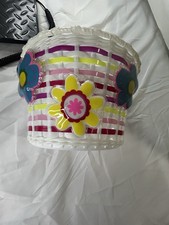 Bike Basket for Kids Bike, with Light-Up Flowers Motion Activated, Fits Most ...