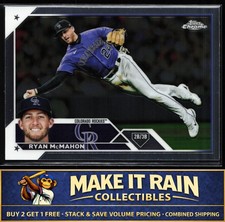 Ryan McMahon 2023 Topps Chrome #70 Colorado Rockies Baseball