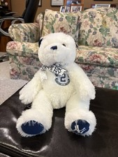 Ty Beanie Baby New York Yankees Plush Figure White Blue MLB Baseball with Tag