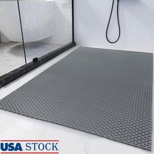 Extra Large Non-Slip Shower Mat Quick Dry Exfoliating Pebble Texture Bath Mat US