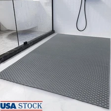 Extra Large Non-Slip Shower Mat Quick Dry Exfoliating Pebble Texture Bath Mat US