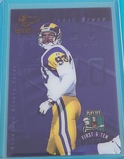 1997 Playoff First  Ten Kick Off  K137 Isaac Bruce  Football Card W1
