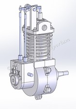 Bonds Simplex single cylinder vertical petrol engine castings model engineer