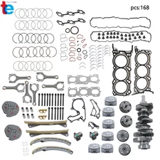 For HYUNDAI KIA 10-16 3.3L Engine Rebuild Overhaul Kit- Crankshaft/Piston/Timing