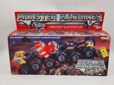 Vintage 1986 TOMY Monster Machines Mad Masher Ultimate Climbing Machine w/Box