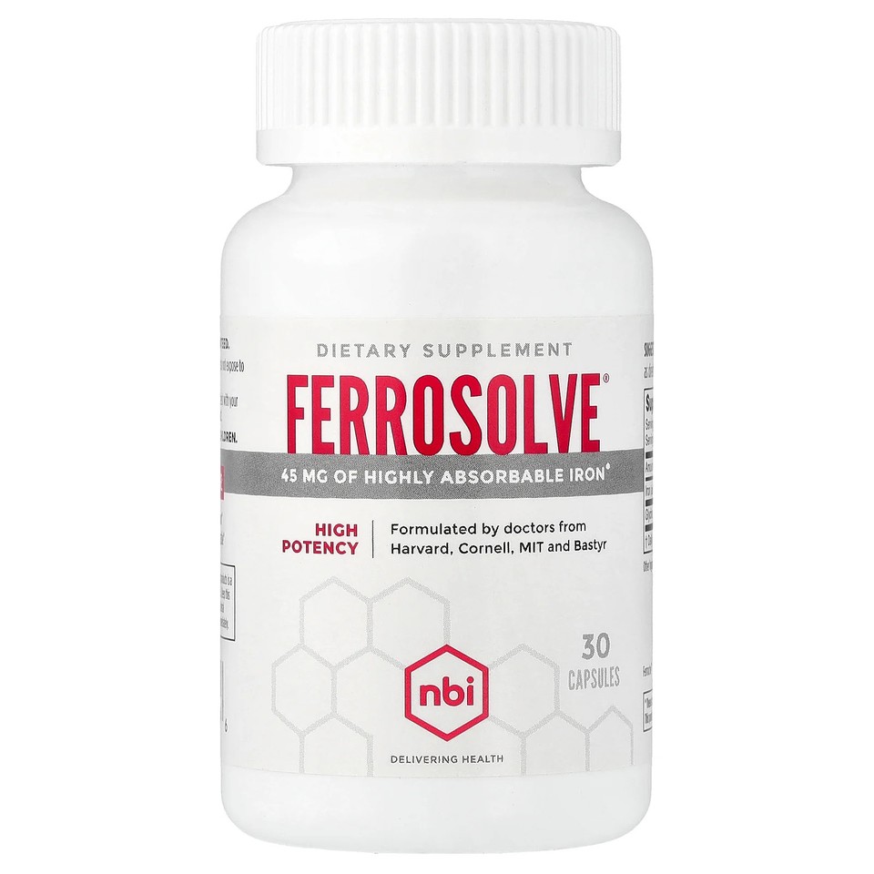 Ferrosolve®, 30 Capsules