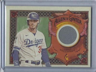 2022 Topps Allen & Ginter #AGRA-CB Cody Bellinger Full-Size Relics Game Jersey