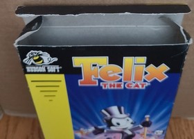 RARE NES Felix the Cat Box,Manual, cart. Cart not working, manual incomplete.