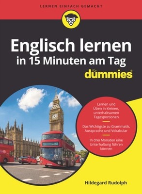 Englisch lernen in 15 Minuten am Tag für Dummies by Hildegard Rudolph PAPERBACK