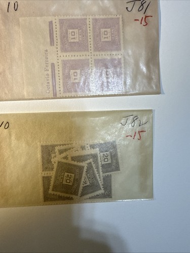 Francobolli Brasile bellissimo lotto tutti MNH la maggior parte sono blocchi SC #’s su buste - Foto 7 di 7