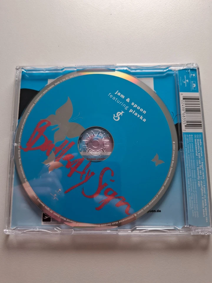 Jam & Spoon Featuring Plavka - Butterfly Sign | Maxi CD | Zustand Neuwertig - Bild 4 von 4