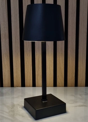 Modern LED Table Lamp, Black, Rechargeable, photo 2