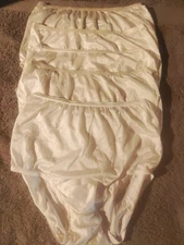 Lot Of 5 Vanity Fair 100% Nylon Panties With Defects Size 5 Brief Full Cut
