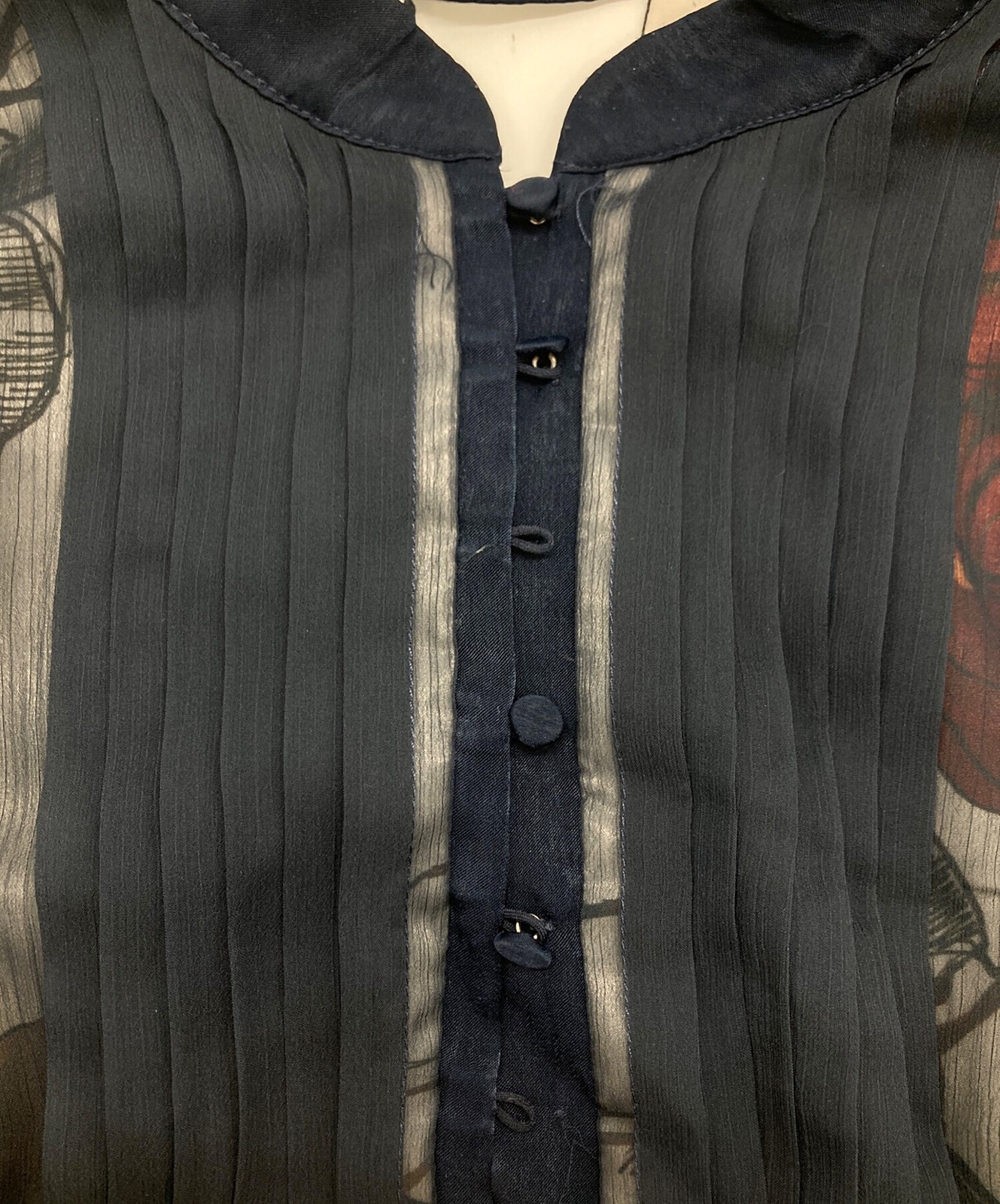 Ameri/ (Ameri) 20AW ELLA VEIL DRESS Navy Size: M - image 7