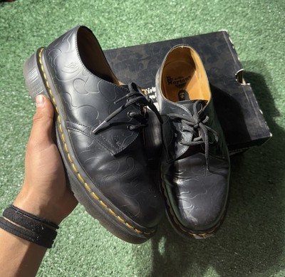 Doc Martens 1461 x AAPE A Bathing Ape BAPE Emboss Size 9 Men | eBay