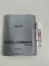 Lot of (4) The One SPORT by Dolce & Gabbana Sample Vial for Men 2ml / 0.06Oz