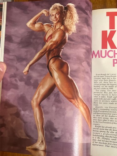 IRONMAN bodybuilding muscle fitness magazine TONYA KNIGHT 6-89 - Picture 3 of 6