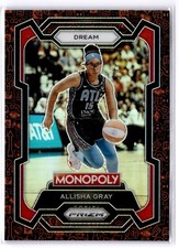 2024 Panini Prizm Monopoly WNBA #6 Allisha Gray Millionaire Club Prizms