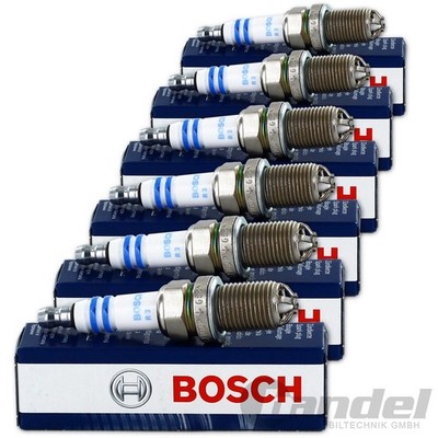 6x BOSCH SUPER-4 ZÜNDKERZEN für PORSCHE 911 996 Carrera BOXSTER 986 2.7 3.2 3.4