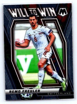 2021-22 Panini Mosaic Road to FIFA World Cup #14 Remo Freuler Will to Win bx6g