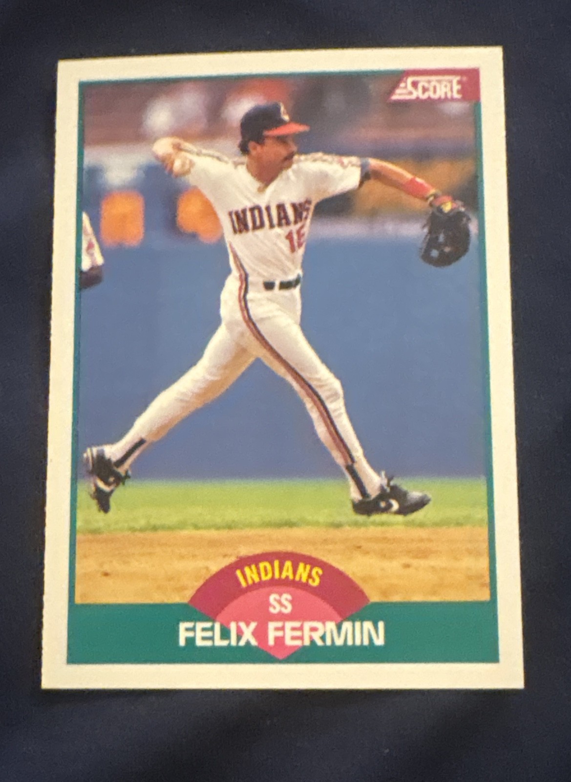 1989 Score Rookie & Traded - Felix Fermin #78T Cleveland Indians