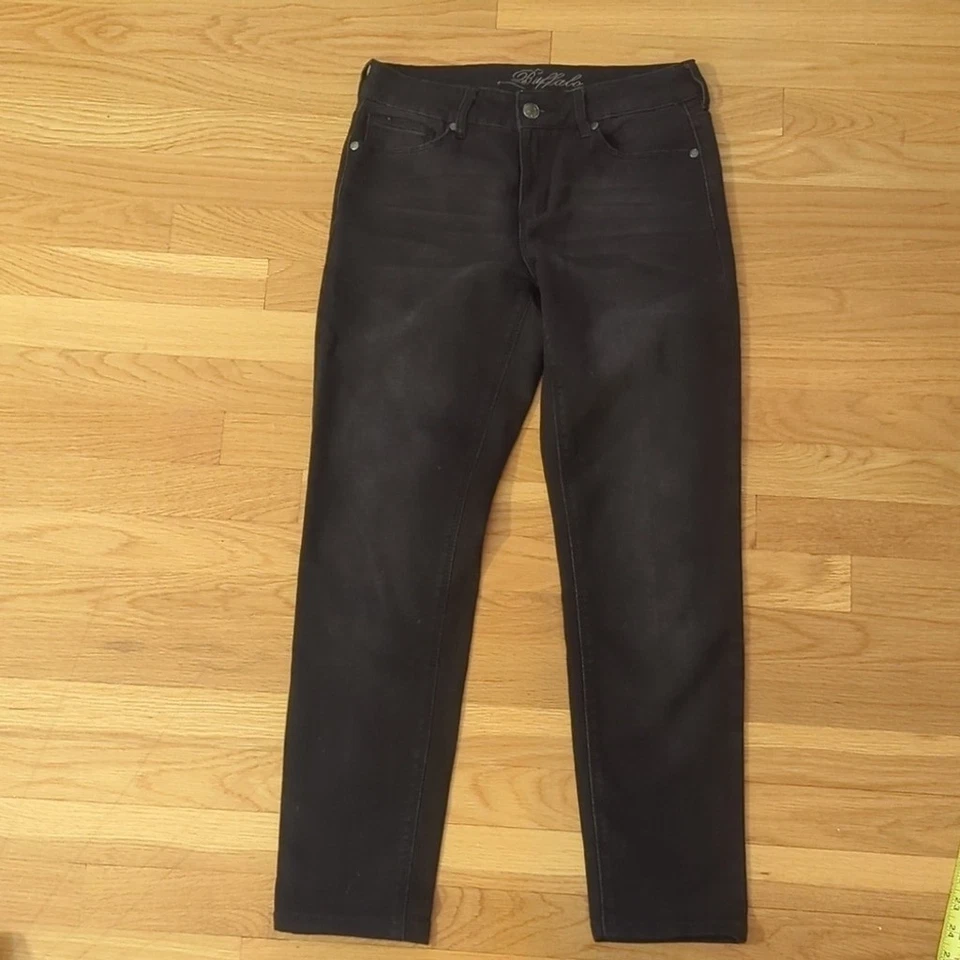 Buffalo by David Bitton Negro Mimi Jeans Slim Boyfriend 28 Foto 3 de 4