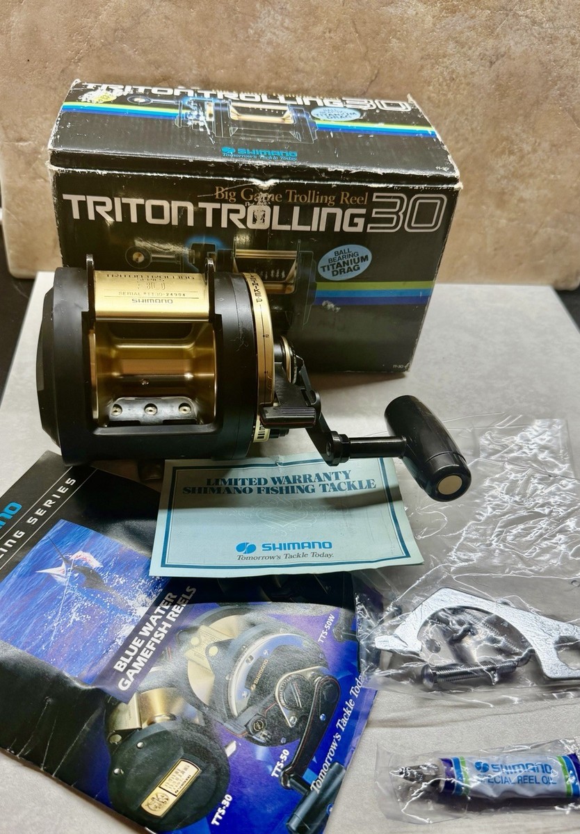 SHIMANO TRITON 30 Trolling Series Big Game Lever Drag Reel Box