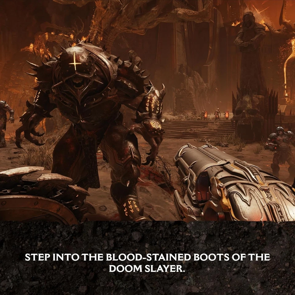 Doom The Dark Ages Xbox Series X  2025 Used pre-owned Boxed with disc and sleeve, photo 2 of 5