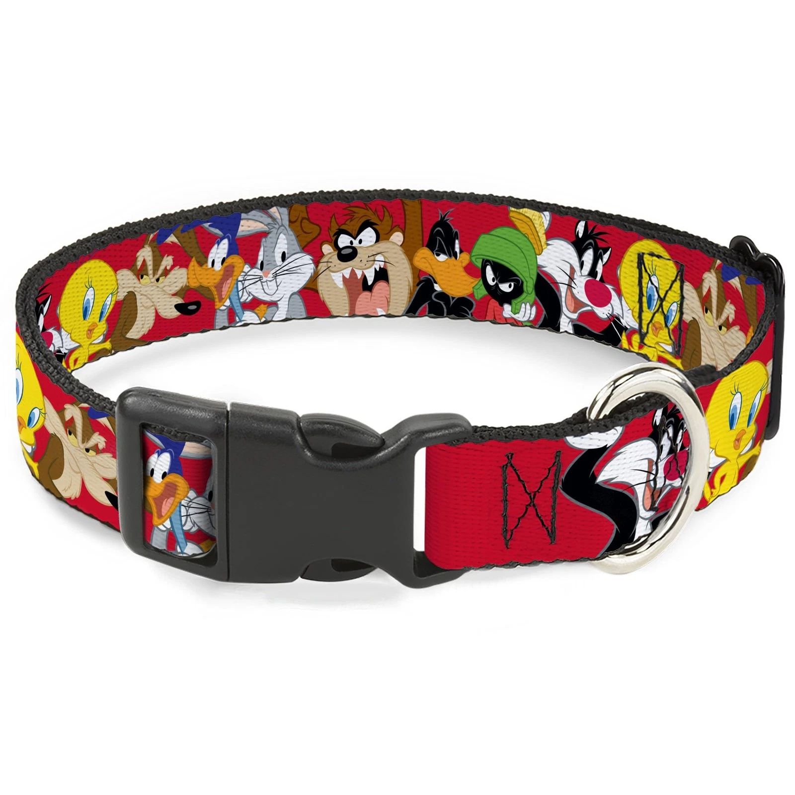 Looney Tunes Pet Collar, Dog Collar Plastic Buckle, Looney Tunes Eight Character