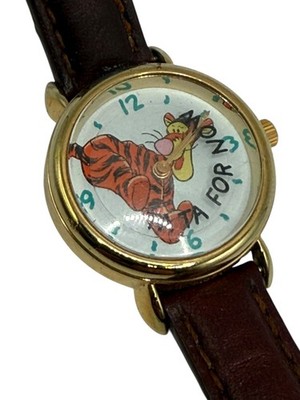 Disney Timex Winnie The Pooh Tigger Spinning Ta Ta For Now Watch New Battery