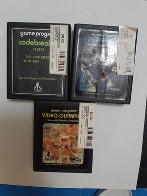 Codebreaker, Video Olympics and Asteroids All for $20  - atari games bundle
