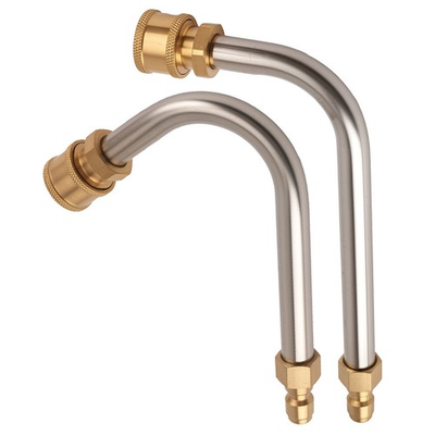 #ad Common Pressure Washer Extension Wand 90 120 Degree 4000PSI Quick Connect Steel $19.99