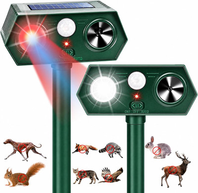 2026 Sonic Fortress Pro Deer Repellent Devices, Racoon Repellent Outdoor Squirre