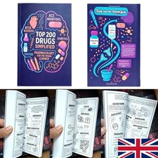 Top 200 Drugs Simplified Pharmacology Coloring Book & Study Guide UK