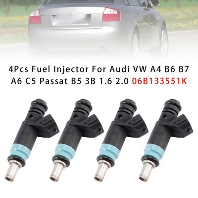 4Pcs Einspritzdüse Für Audi VW A4 B6 B7 A6 C5 Passat B5 3B 1.6 2.0 06B133551K