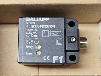 Balluff Inductive Factor 1 Sensor BES0223 BES Q40KFU-PSC40E-S04G 10 30 VDC NEW